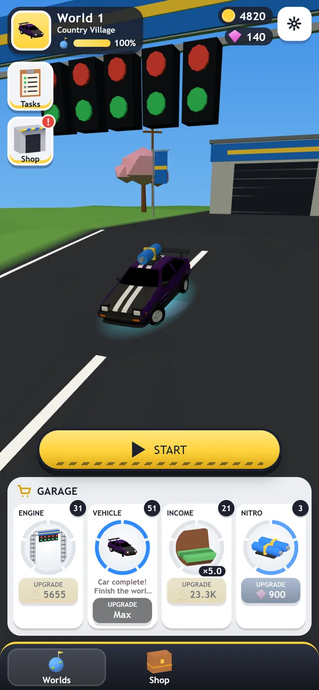 Drift Evolution: tela 1