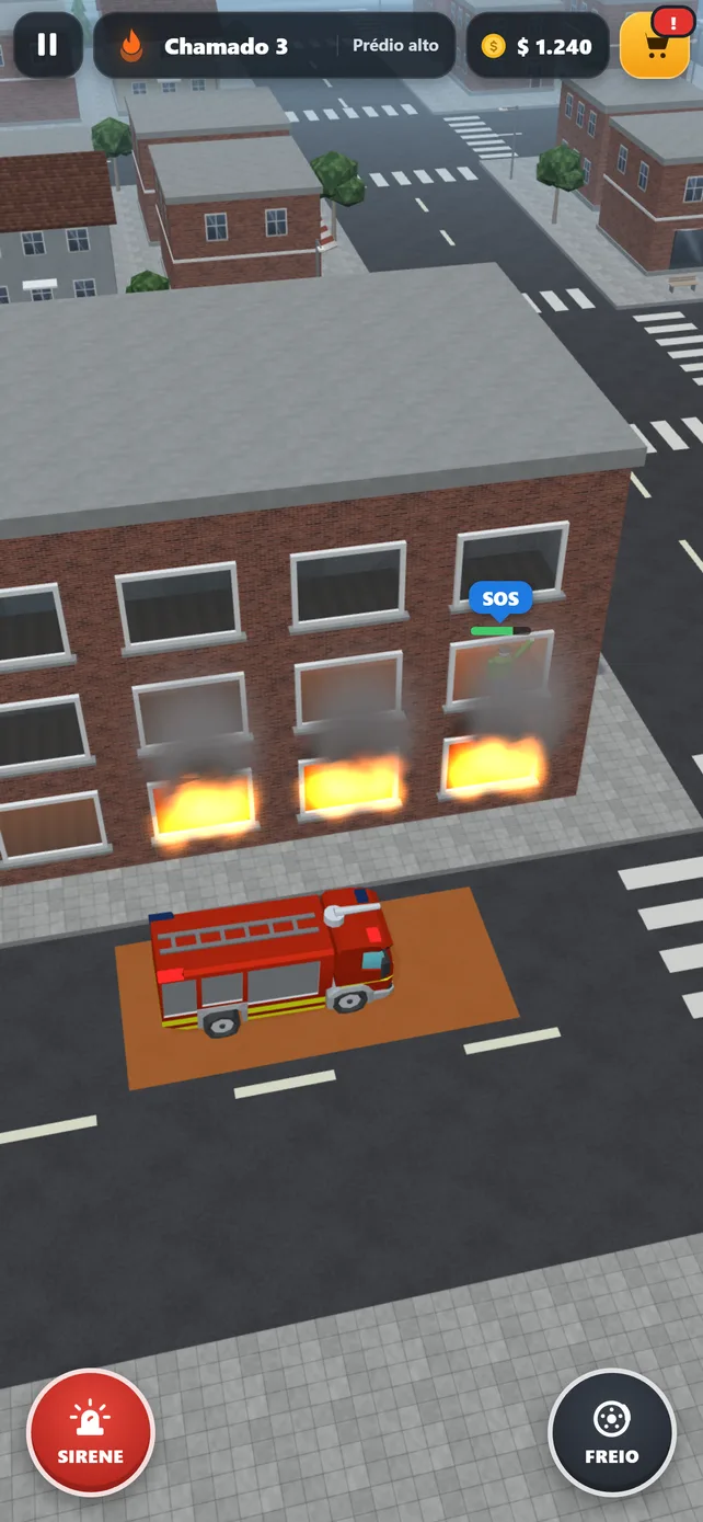 Firefighter Simulator: tela 1