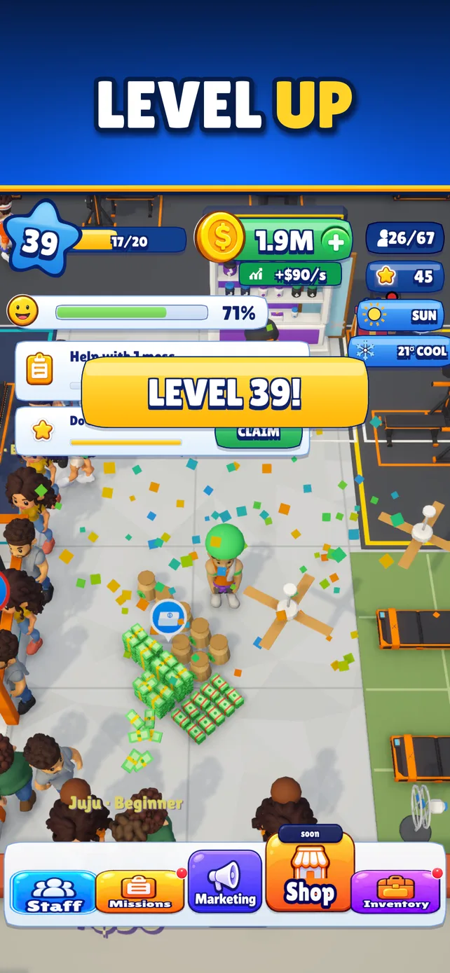 My Gym Empire: screen 8