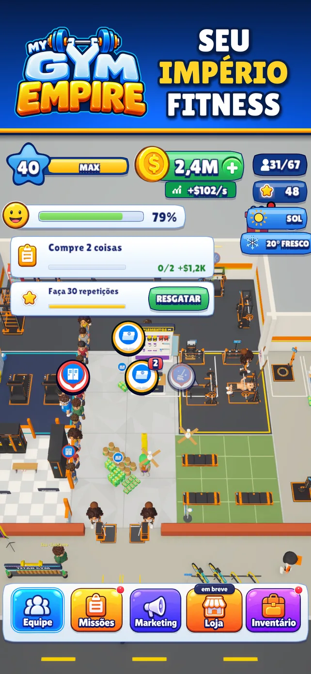 My Gym Empire: tela 1